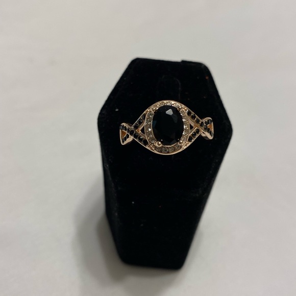 Two Tone Bridal Flower Ring
